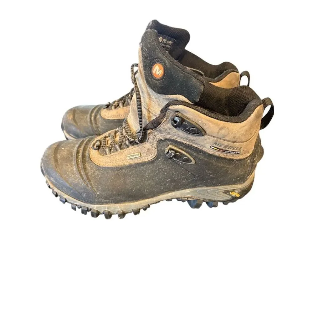 Merrell Men's Thermo 6 Waterproof Snow Boots Black Size 8.5 Winter